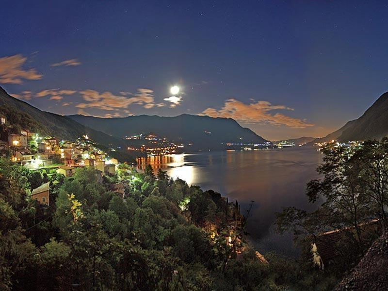 Sonia - Musica & Aperol Panorama-Fewo Apartment Pognana Lario ภายนอก รูปภาพ