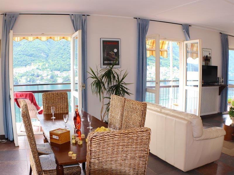 Sonia - Musica & Aperol Panorama-Fewo Apartment Pognana Lario ภายนอก รูปภาพ