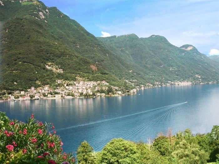 Sonia - Musica & Aperol Panorama-Fewo Apartment Pognana Lario ภายนอก รูปภาพ